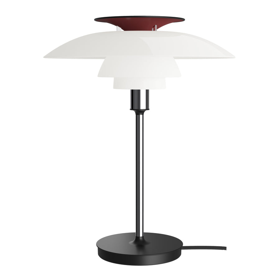 Stolná lampa PH 80, Opal white / High lustre chrome