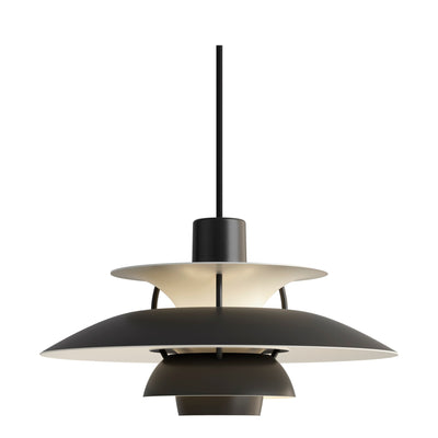 Louis Poulsen Závěsná lampa PH 5 Mini, Monochrome black - DESIGNSPOT