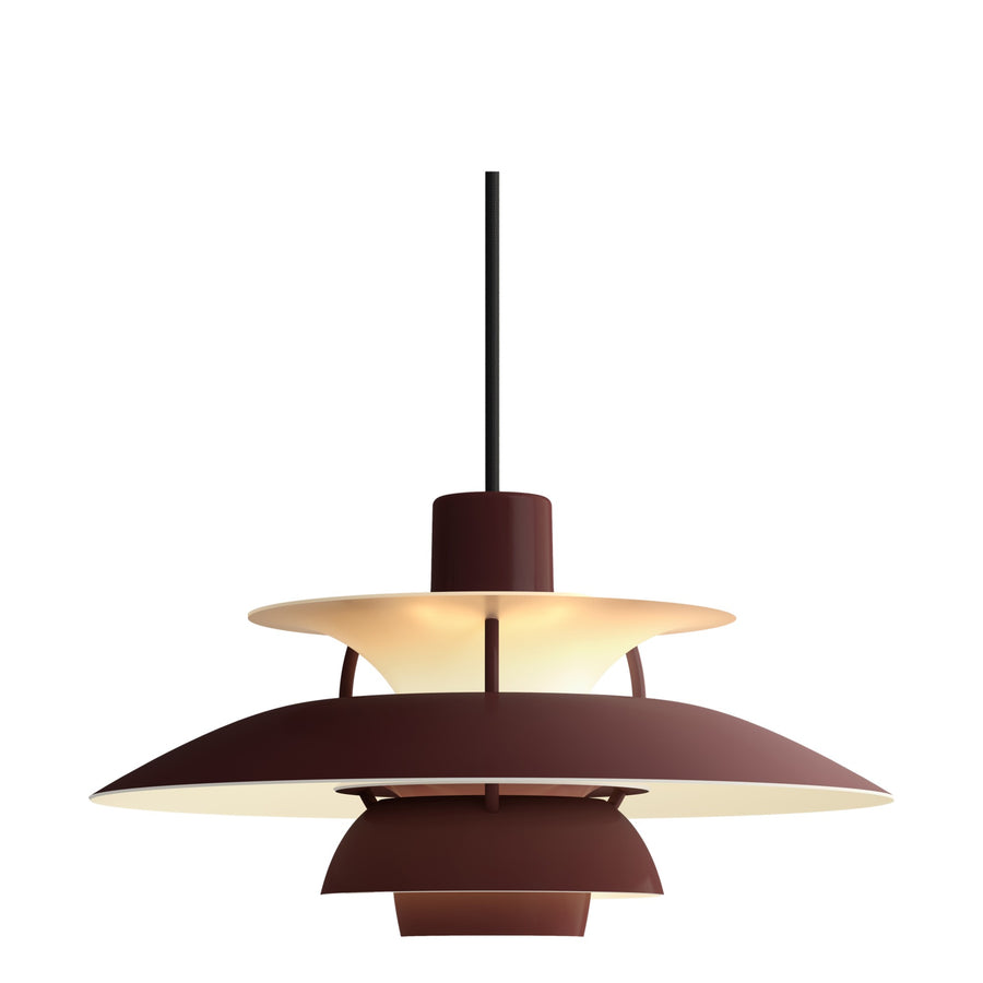Závesná lampa PH 5 Mini, Monochrome burgundy