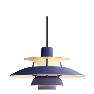 Louis Poulsen Závěsná lampa PH 5 Mini, Monochrome dusty indigo - DESIGNSPOT