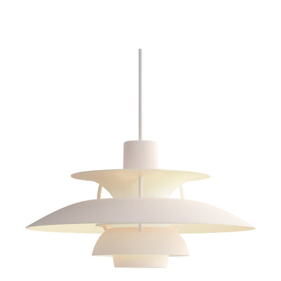 Louis Poulsen Závěsná lampa PH 5 Mini, Monochrome pale blush - DESIGNSPOT