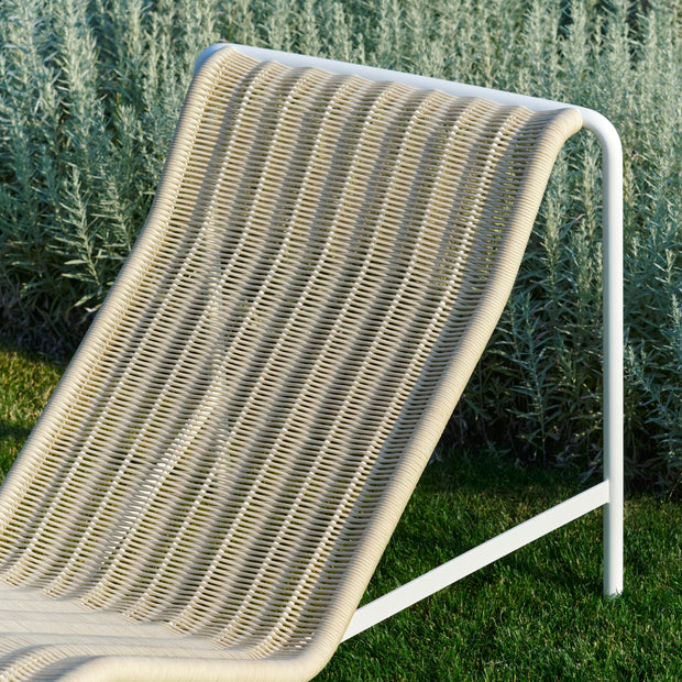 HAY Zahradní lavice Palissade Cord Dining, Cream White - DESIGNSPOT