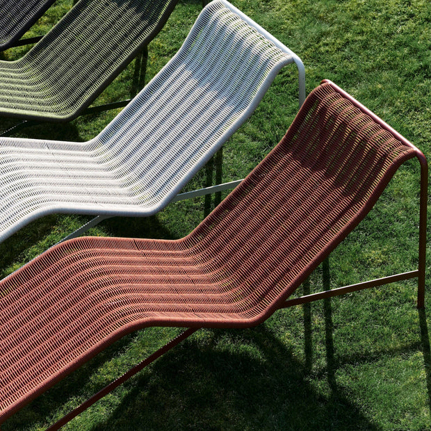 HAY Zahradní pohovka Palissade Cord Lounge, Iron Red - DESIGNSPOT