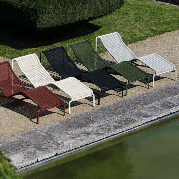 HAY Zahradní pohovka Palissade Cord Lounge, Iron Red - DESIGNSPOT