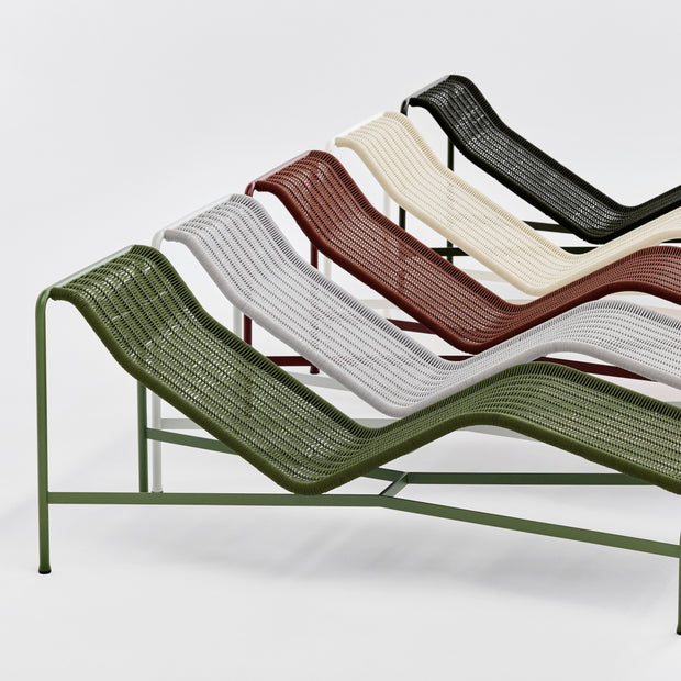 HAY Zahradní pohovka Palissade Cord Lounge, Iron Red - DESIGNSPOT