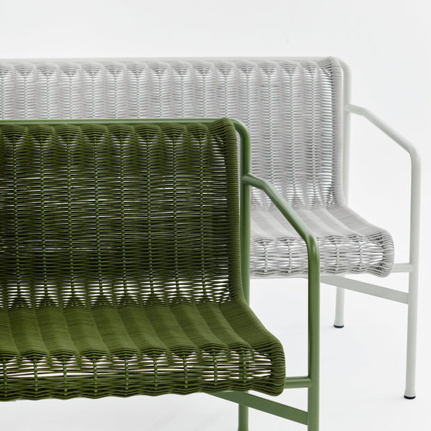 HAY Zahradní pohovka Palissade Cord Lounge, Iron Red - DESIGNSPOT