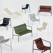 HAY Zahradní pohovka Palissade Cord Lounge, Iron Red - DESIGNSPOT