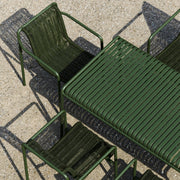 HAY Zahradní pohovka Palissade Cord Lounge, Iron Red - DESIGNSPOT