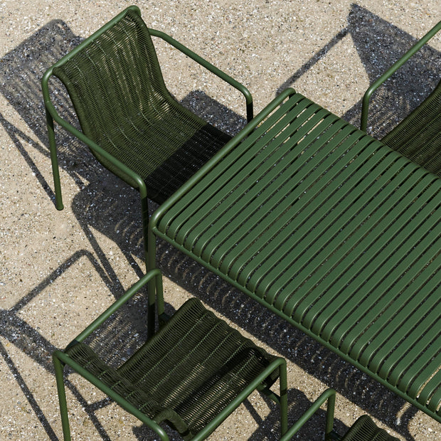 HAY Zahradní pohovka Palissade Cord Lounge, Iron Red - DESIGNSPOT