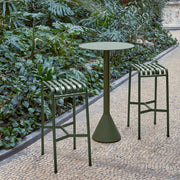 HAY Vysoký zahradní stůl Palissade Cone Ø60, Anthracite - DESIGNSPOT