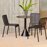 HAY Vysoký zahradní stůl Palissade Cone Ø60, Anthracite - DESIGNSPOT