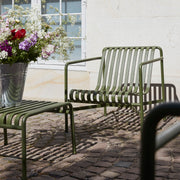 HAY Zahradní křeslo Palissade Lounge Low, Olive - DESIGNSPOT