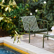 HAY Zahradní křeslo Palissade Lounge Low, Olive - DESIGNSPOT