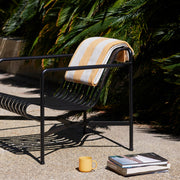 HAY Zahradní křeslo Palissade Lounge Low, Anthracite - DESIGNSPOT