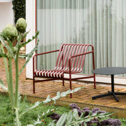 HAY Zahradní křeslo Palissade Lounge Low, Iron Red - DESIGNSPOT