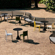 HAY Vysoký zahradní stůl Palissade Cone Ø60, Anthracite - DESIGNSPOT