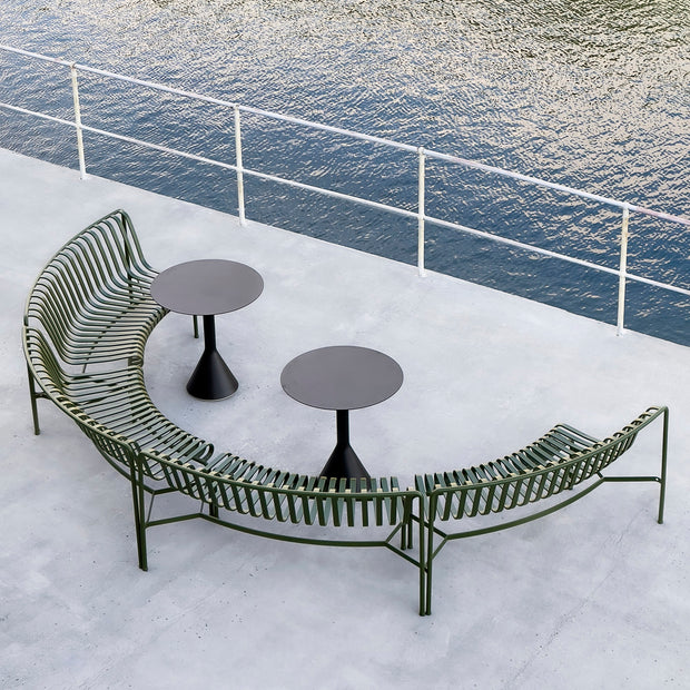 HAY Vysoký zahradní stůl Palissade Cone Ø60, Anthracite - DESIGNSPOT