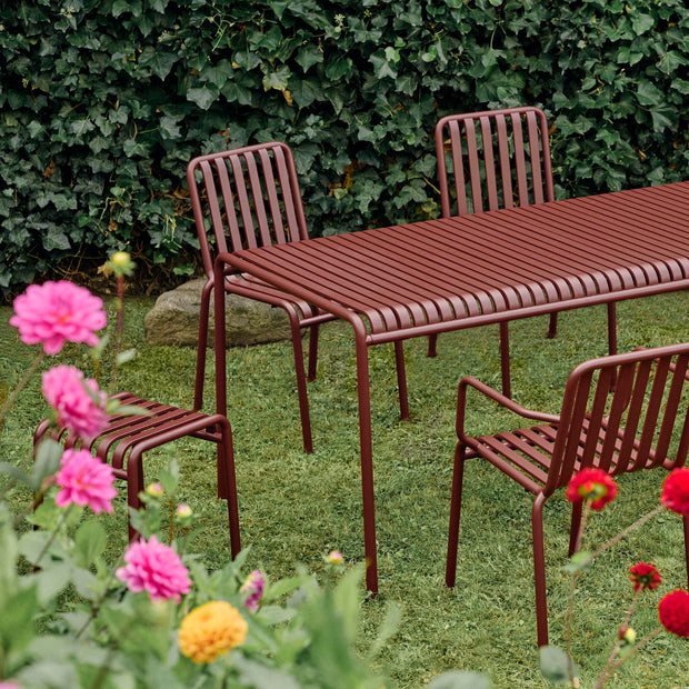 HAY Zahradní stolička Palissade, Iron Red - DESIGNSPOT