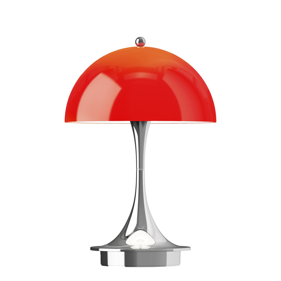 Prenosná lampa Panthella 160, Original Opal red