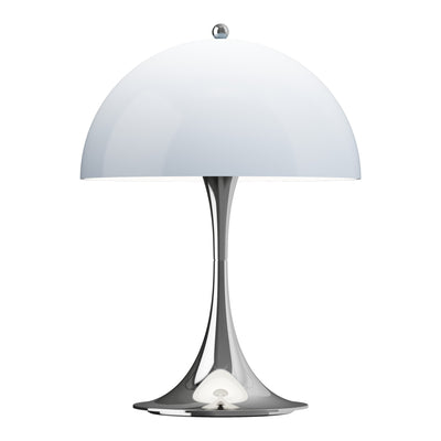 Louis Poulsen Přenosná lampa Panthella 250, Chrome opal blue grey - DESIGNSPOT