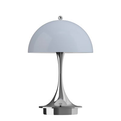 Louis Poulsen Přenosná lampa Panthella 160, Chrome opal blue grey - DESIGNSPOT