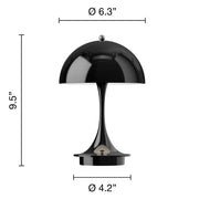 Louis Poulsen Přenosná lampa Panthella 160, Opaque black - DESIGNSPOT