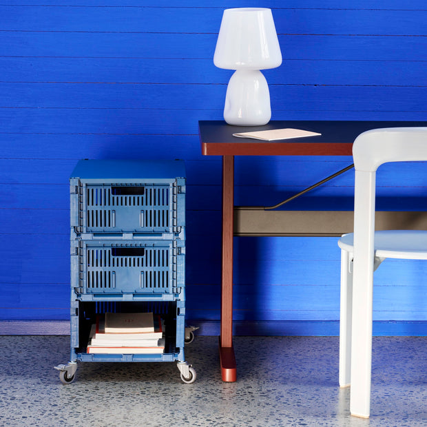 HAY Víko boxu Colour Crate, Metal, Large Square - DESIGNSPOT