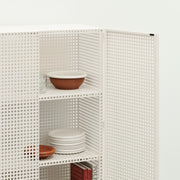 HAY Komoda Perforated, Medium, Eggshell - DESIGNSPOT