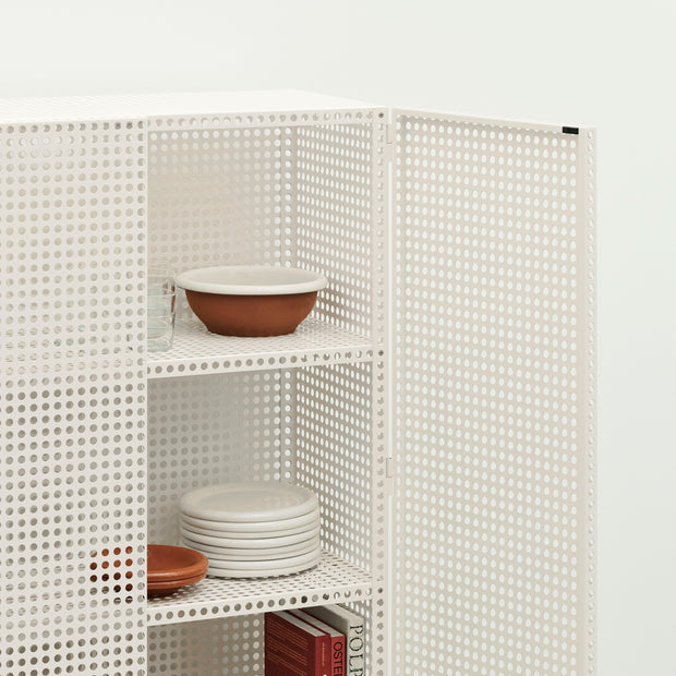 HAY Komoda Perforated, Medium, Eggshell - DESIGNSPOT