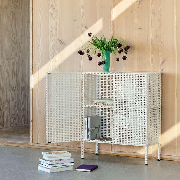 HAY Komoda Perforated, Medium, Eggshell - DESIGNSPOT
