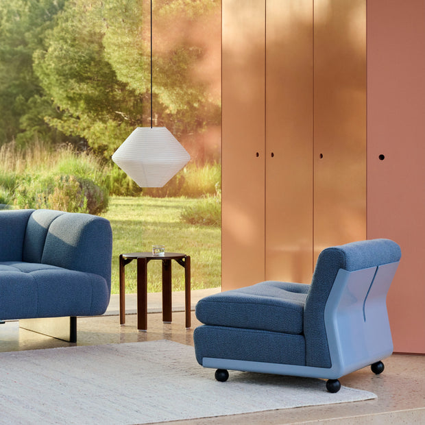 HAY Modulová sedačka Amanta, Anthracite / Maglia Blue Black - DESIGNSPOT