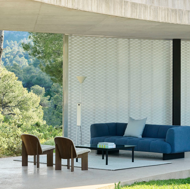 HAY Stojací lampa Twist, Cream White - DESIGNSPOT
