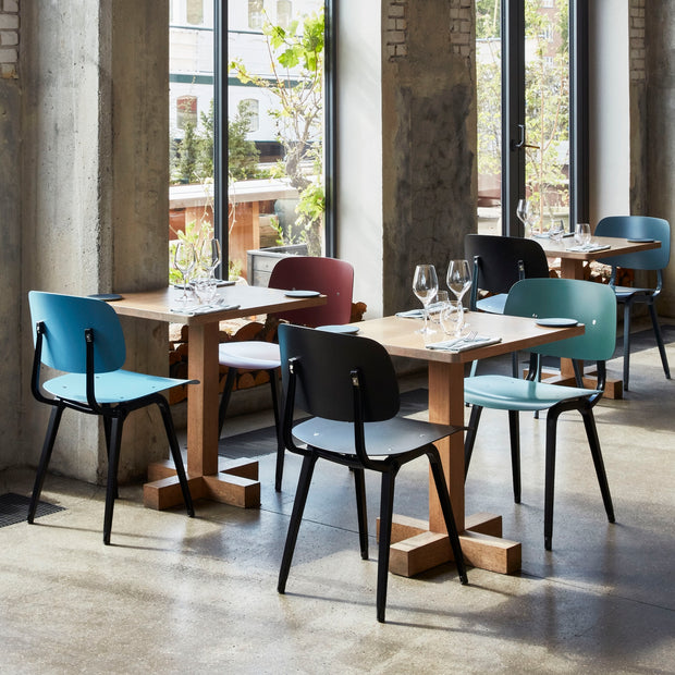 HAY Jídelní židle Revolt, Petrol Green - DESIGNSPOT