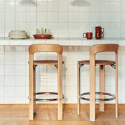 HAY Barová židle Rey Low, Golden - DESIGNSPOT