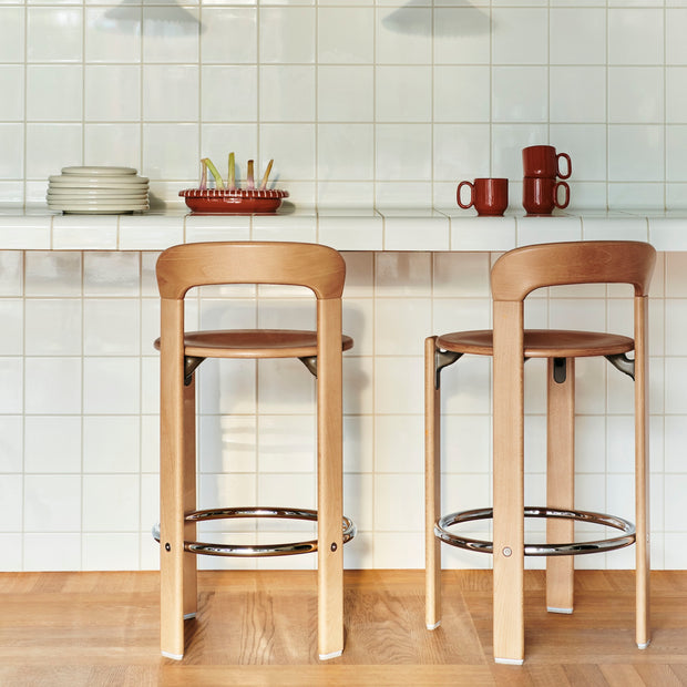 HAY Barová židle Rey Low, Golden - DESIGNSPOT