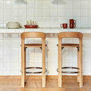 HAY Barová židle Rey Low, Golden - DESIGNSPOT