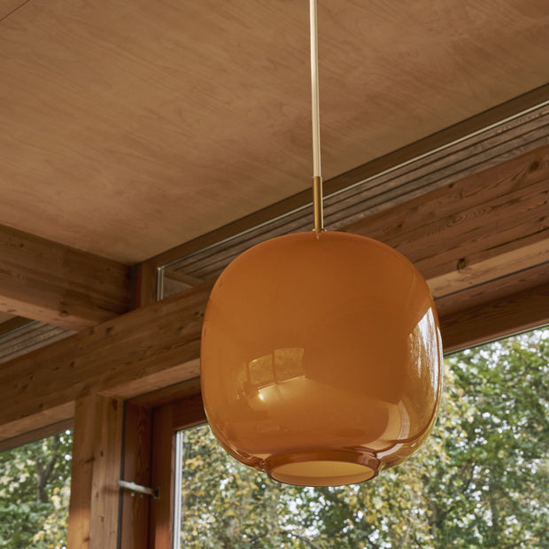 Louis Poulsen Závěsná lampa VL 45 Radiohus, 175, Brass / Pale Yellow - DESIGNSPOT
