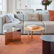 HAY Konferenční stolek Bella Ø60 High, Green Oak [rozbaleno] - DESIGNSPOT