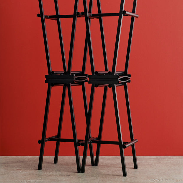 Hay Barová stolička Taburete 8 Bar Stool, High, Black - DESIGNSPOT