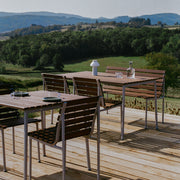 HAY Zahradní křeslo Traverse Lounge, Oiled / Ash - DESIGNSPOT