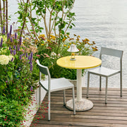 HAY Zahradní stůl Ceramic Ø70, Bright Yellow - DESIGNSPOT