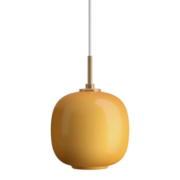 Louis Poulsen Závěsná lampa VL 45 Radiohus, 175, Brass / Amber - DESIGNSPOT