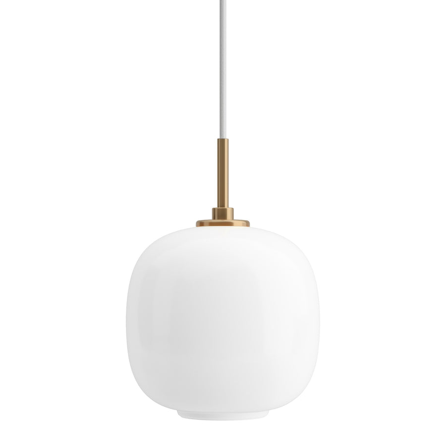 Závesná lampa VL 45 Radiohus, 175, Brass / White Opal