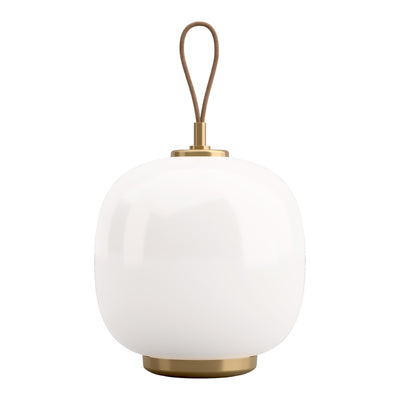 Louis Poulsen Přenosná lampa VL 45 Radiohus, Brass / White Opal - DESIGNSPOT