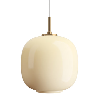 Louis Poulsen Závěsná lampa VL 45 Radiohus, 250, Brass / Pale Yellow - DESIGNSPOT