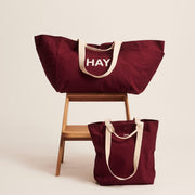 HAY Látková taška Everyday, Burgundy - DESIGNSPOT