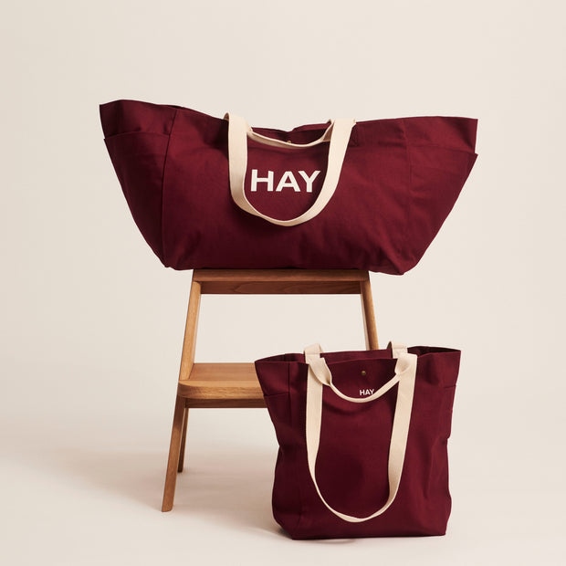 HAY Látková taška Everyday, Burgundy - DESIGNSPOT