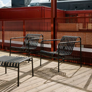HAY Zahradní křeslo Palissade Lounge Low, Anthracite - DESIGNSPOT