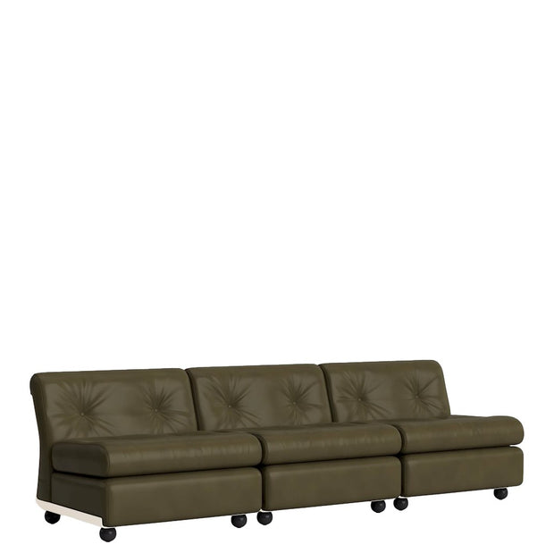 HAY Modulová sedačka Amanta, Cream Beige / Sense Forest - DESIGNSPOT