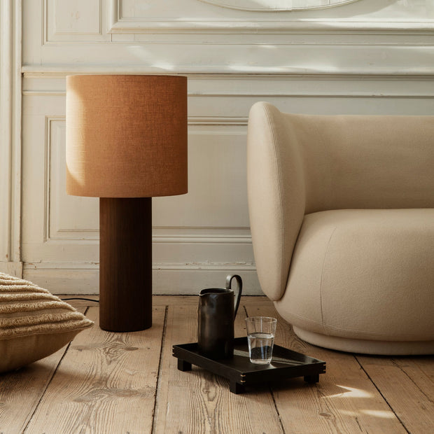 Ferm Living Dřevěný podnos Bon Small, Smoked Oak - DESIGNSPOT